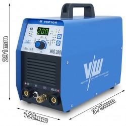 HOBBY TIG - VECTOR® Germany - 200A - Alimentare 220V HOBBY TIG - VECTOR® Germany - 200A - Alimentare 220V