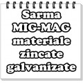 Sarme pt materiale zincate MIG-MAG